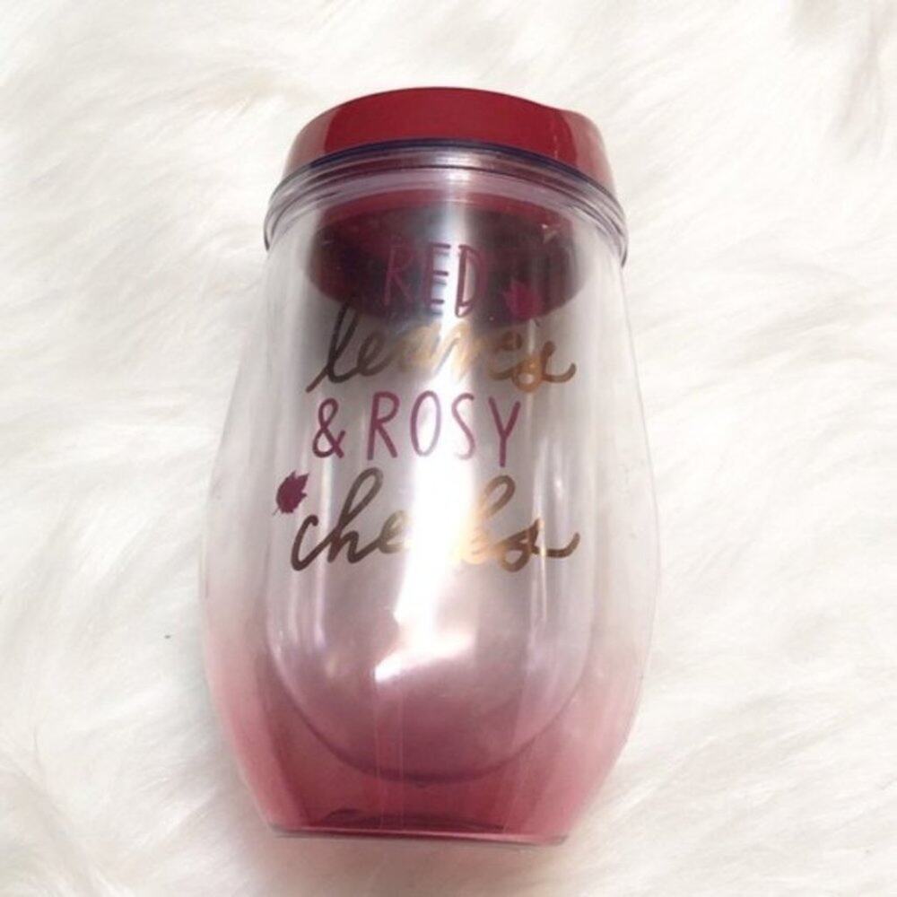 Graphic Fall Season Wine Tumbler